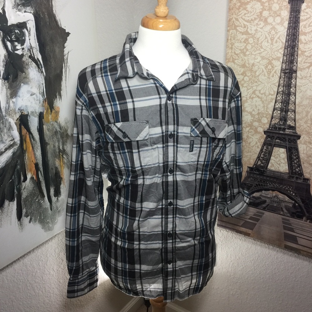 Columbia plaid flannel shirt XL Same Day Shipping